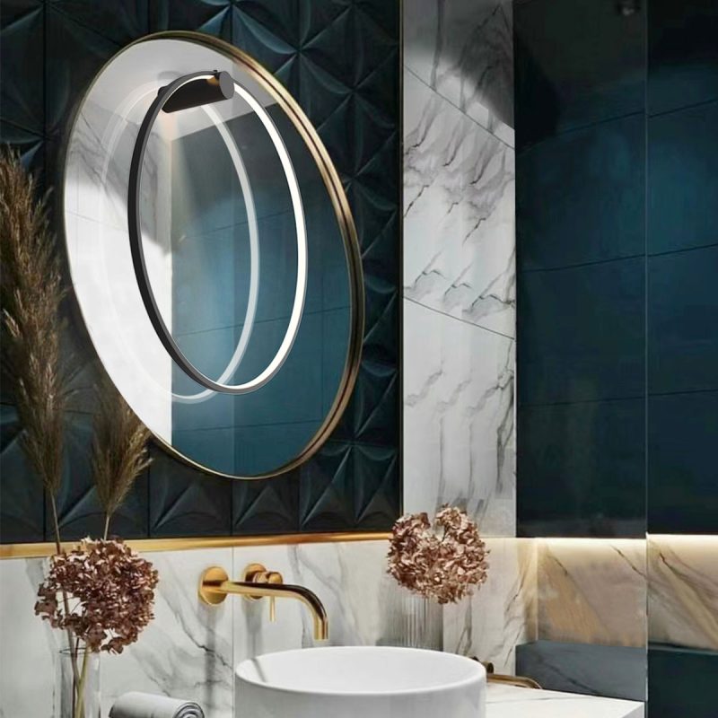 Aplica neagră, IP44, LED CCT, dimensiune L, Mirror Light Prestige - imagine 7