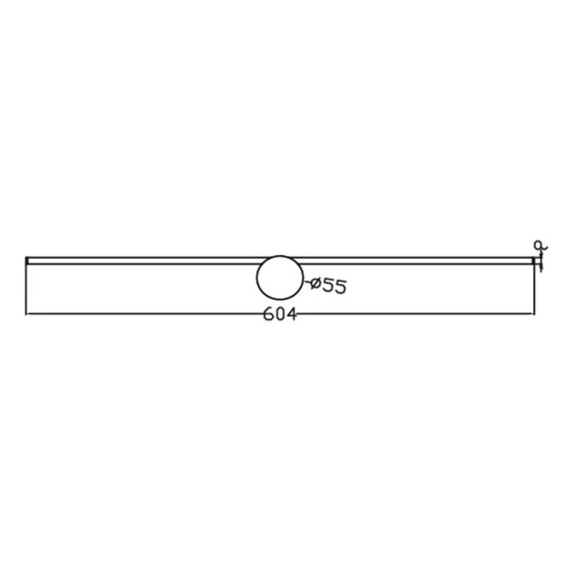 Aplica neagră LED 3000K, slim 60cm, Modern Slim Light Prestige - imagine 7