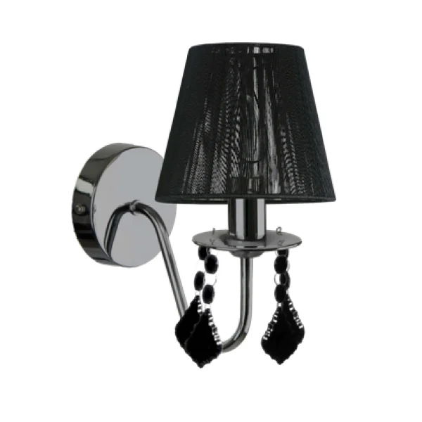 Aplica Mona neagră 1xE14 Light Prestige