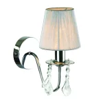 Aplica Mona argintie 1xE14 Light Prestige