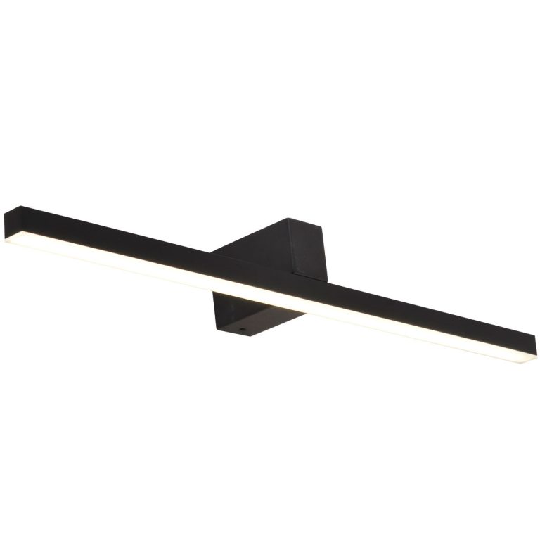 Aplica neagră 60 cm IP44 LED 4000K