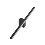 Aplica neagră 60 cm IP44 LED 4000K, iluminat oglindă, Nevada Light Prestige