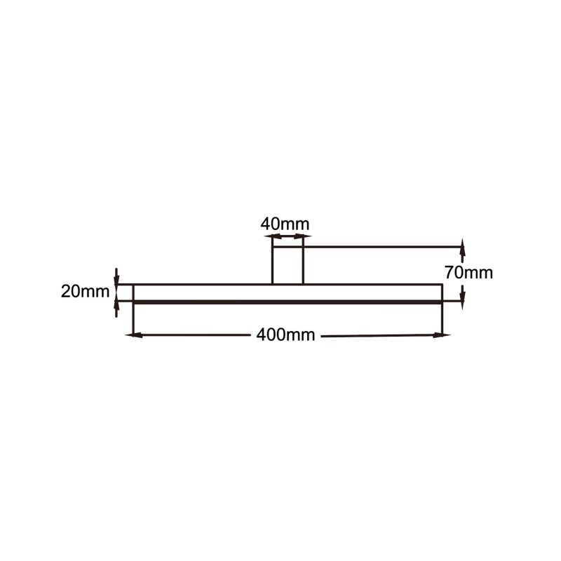 Aplica neagră 40cm IP44 LED 4000K, iluminat oglindă, Nevada Light Prestige - imagine 7