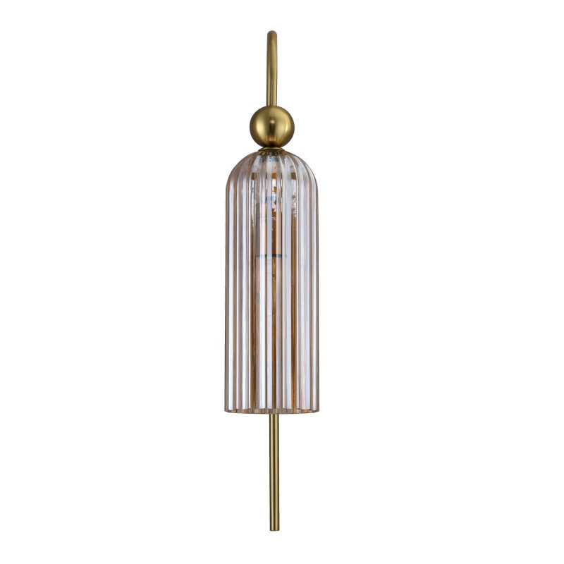 Aplica chihlimbar 1xE14, iluminat perete, Piega Light Prestige