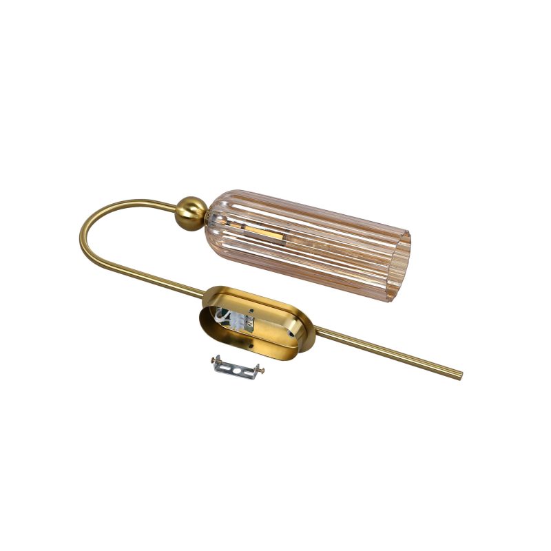 Aplica chihlimbar 1xE14, iluminat perete, Piega Light Prestige