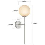 Aplica crom IP44 1xG9, iluminat baie, Piruleta Light Prestige