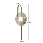 Aplica LED CCT, transparentă, design modern, Plato Light Prestige