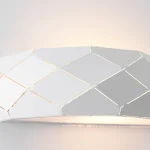 Aplica albă de perete 1xE27, design simplu, Reus Light Prestige