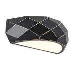 Aplica neagră de perete 1xE27, design simplu, Reus Light Prestige