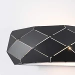 Aplica neagră de perete 1xE27, design simplu, Reus Light Prestige