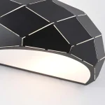 Aplica neagră de perete 1xE27, design simplu, Reus Light Prestige