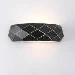 Aplica neagră de perete 1xE27, design simplu, Reus Light Prestige