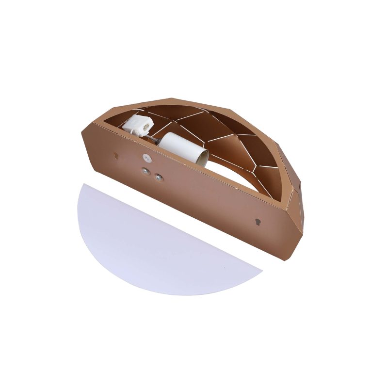 Aplica roz auriu 1xE27, iluminat perete, Reus Light Prestige