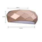 Aplica roz auriu 1xE27, iluminat perete, Reus Light Prestige