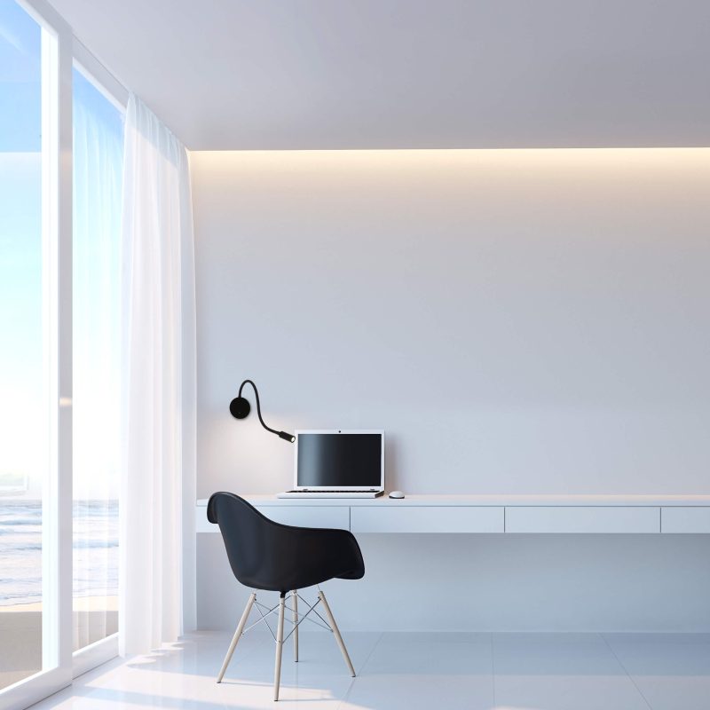 Aplica flexibilă neagră LED 3000K, braț mobil, Senise Light Prestige - imagine 4