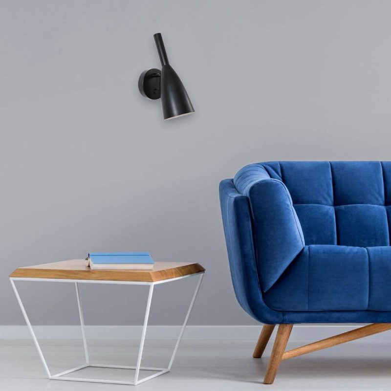 Aplica Solin neagră 1xE14 Light Prestige