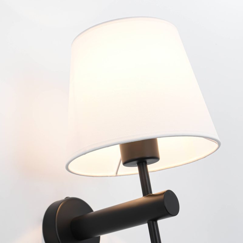 Aplica de perete neagră 1xE27, design modern, Tivoli Light Prestige - imagine 6