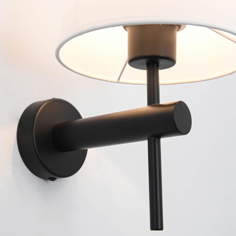 Aplica de perete neagră 1xE27, design modern, Tivoli Light Prestige - imagine 8