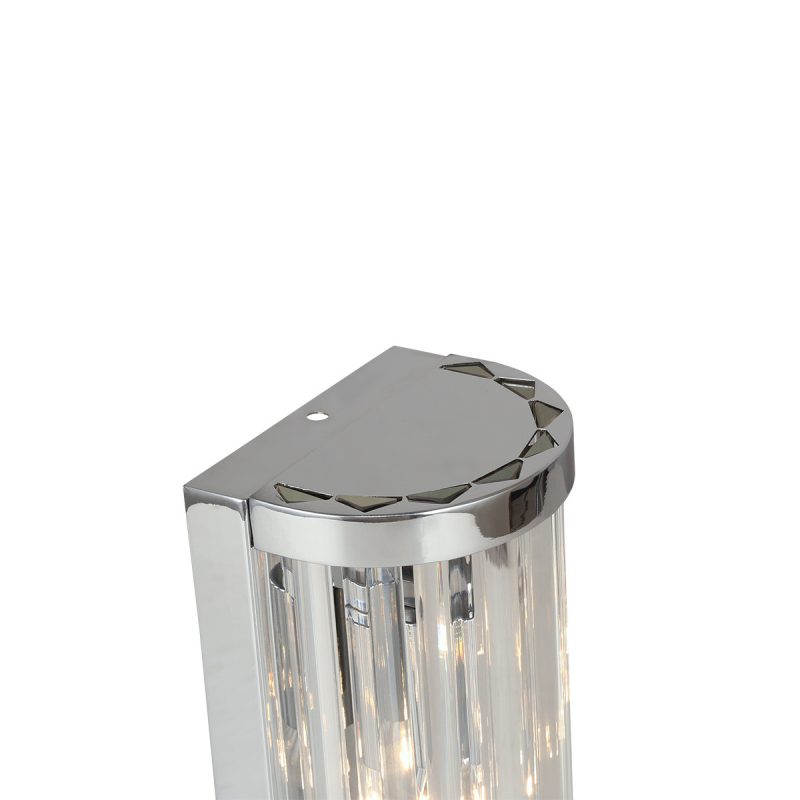 Aplica cromată 1xE14, design modern, Vetro Light Prestige