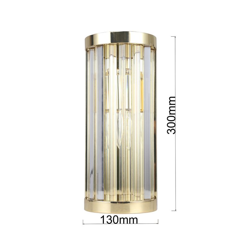 Aplica aurie 1xE14, design modern, Vetro Light Prestige - imagine 6