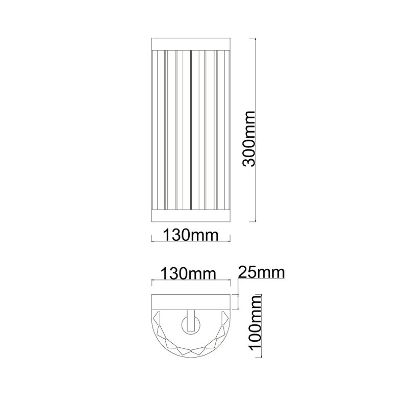 Aplica aurie 1xE14, design modern, Vetro Light Prestige - imagine 7