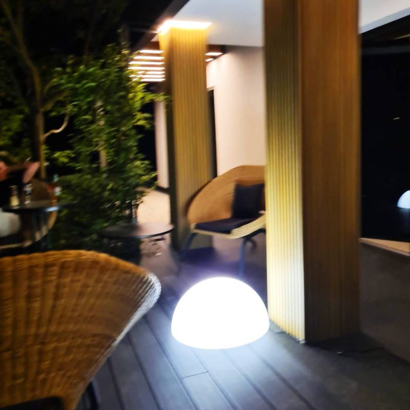 Lampă de grădină albă 1xE27, iluminat exterior, Clouds Light Prestige - imagine 4