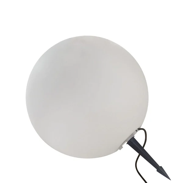 Lampă de grădină albă 30 cm 1xE27