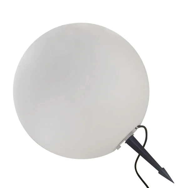 Lampă de grădină albă 40 cm 1xE27