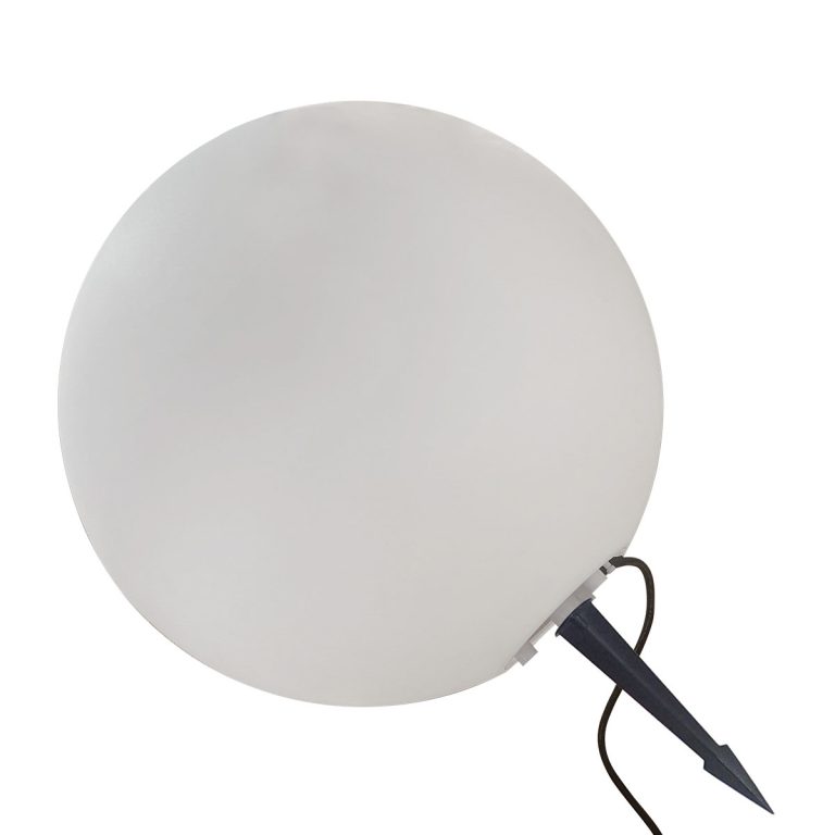Lampă de grădină albă 40 cm 1xE27