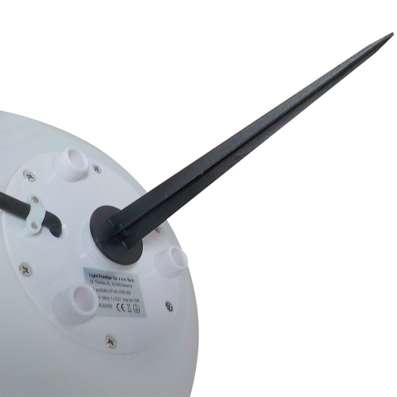 Lampă de grădină albă 50 cm 1xE27, exterior decorativ, Gaja Light Prestige - imagine 7