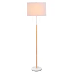 Lampă de podea albă 2xE27, iluminat decorativ, Fogo Light Prestige