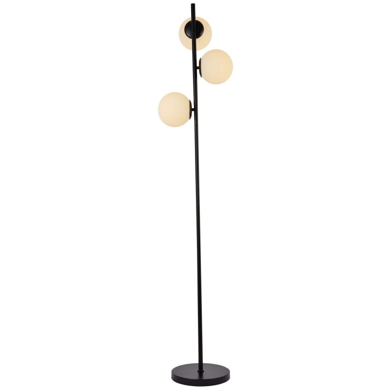 Lampă de podea neagră 3xE14, iluminat vertical, Dorado Light Prestige