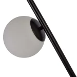 Lampă de podea neagră 3xE14, iluminat vertical, Dorado Light Prestige