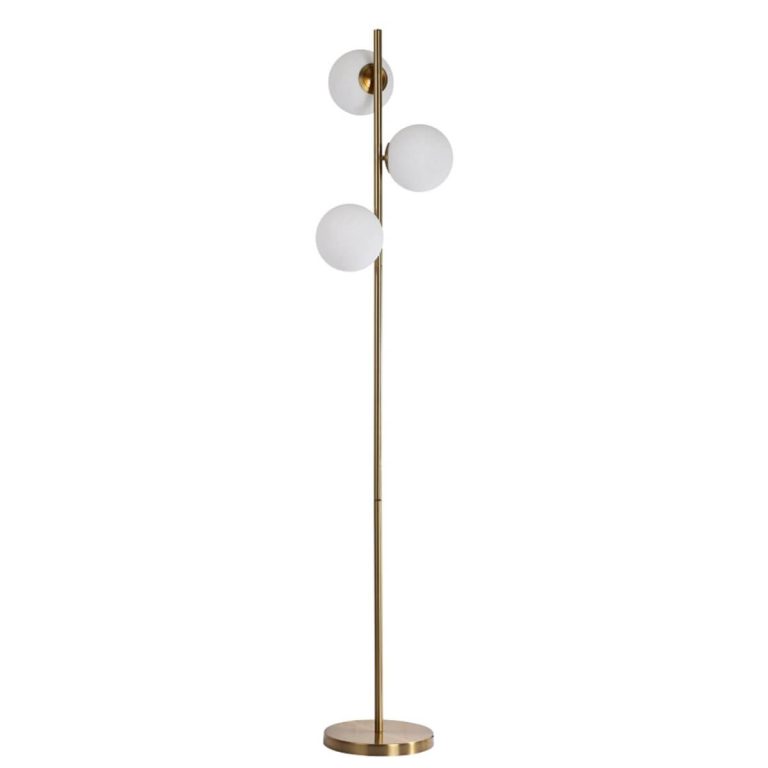 Lampă de podea aurie 3xE14