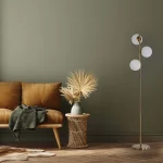 Lampă de podea aurie 3xE14, iluminat vertical, Dorado Light Prestige