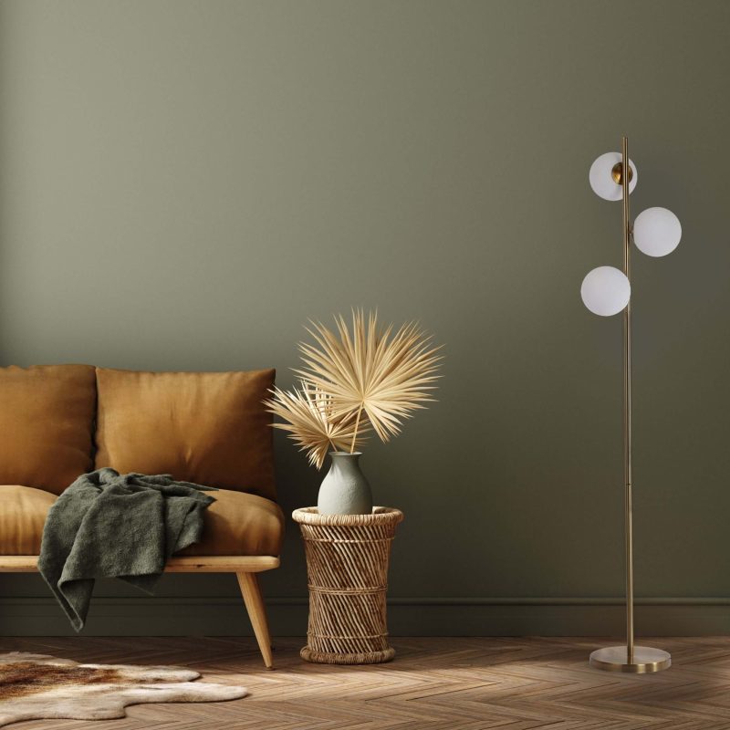 Lampă de podea aurie 3xE14, iluminat vertical, Dorado Light Prestige - imagine 5