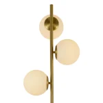 Lampă de podea aurie 3xE14, iluminat vertical, Dorado Light Prestige