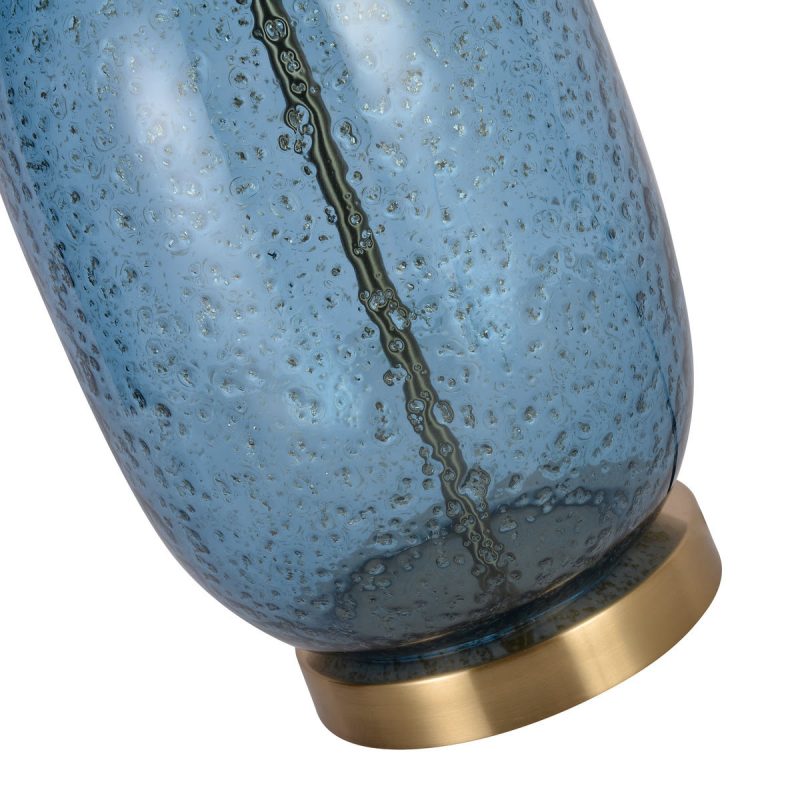 Lampă de masă albastră 1xE27, design minimalist, Amur Light Prestige - imagine 5