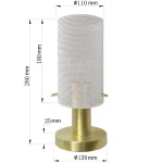 Lampă de birou albă 1xE27, iluminat funcțional, Tirana Light Prestige