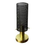 Lampă de birou neagră cu finisaj auriu, 1xE27, Tirana Light Prestige LP-945/1T