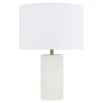 Lampă de masă albă 1xE27 stil japonez Tokio Light Prestige