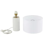 Lampă de masă albă 1xE27, stil japonez, Tokio Light Prestige