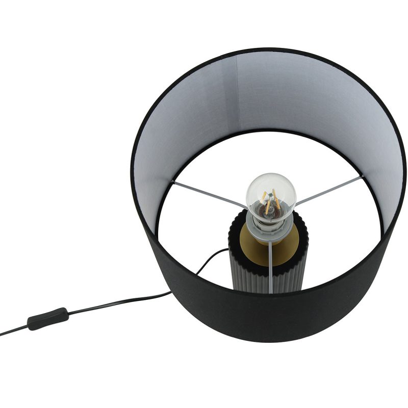 Lampă de masă neagră 1xE27, stil japonez, Tokio Light Prestige - imagine 6