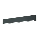Plafonieră 63 cm neagră 18W IP44 LED CCT, iluminat tehnic, Ibros Light Prestige