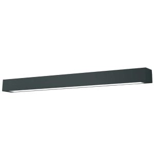 Plafonieră 120 cm neagră 36W IP44 LED CCT