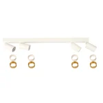 Plafonieră albă 4xE27, design modular, Perugia Light Prestige