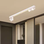 Plafonieră albă 4xE27, design modular, Perugia Light Prestige