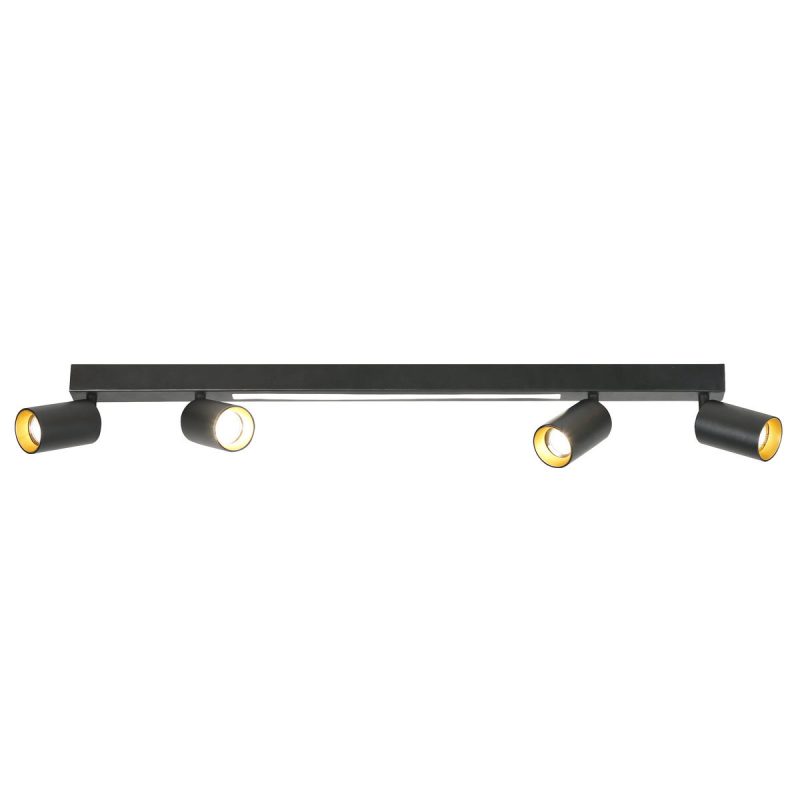 Plafonieră neagră 4xE27, design modular, Perugia Light Prestige - imagine 6