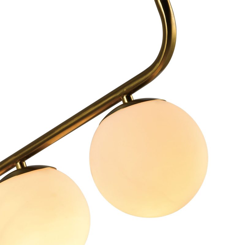 Lampă suspendată aurie 3xE14, iluminat elegant, Alisa Light Prestige - imagine 10