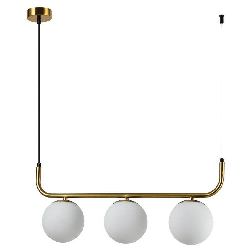 Lampă suspendată aurie 3xE14, iluminat elegant, Alisa Light Prestige - imagine 5